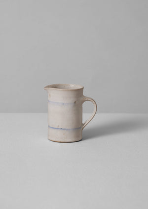 Rya Nicholson Stripe Jug | Chalk/Breeze Blue