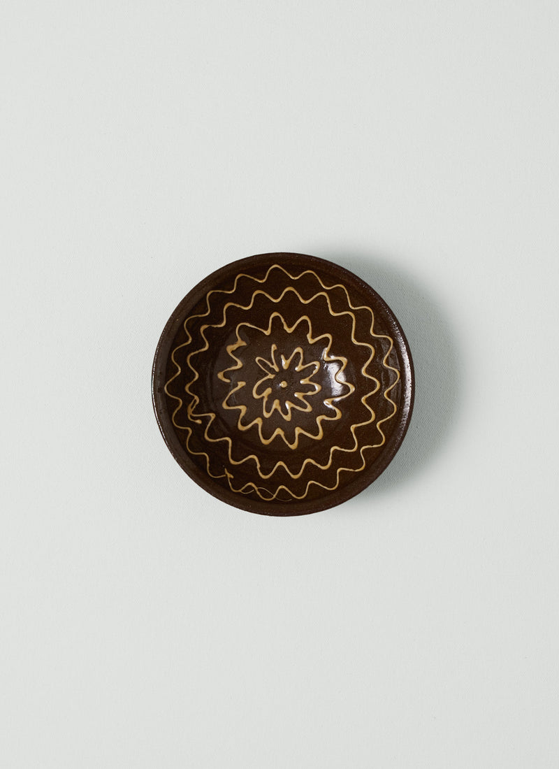Lily Pearmain Flower Pattern Small Bowl | Peat/Terracotta