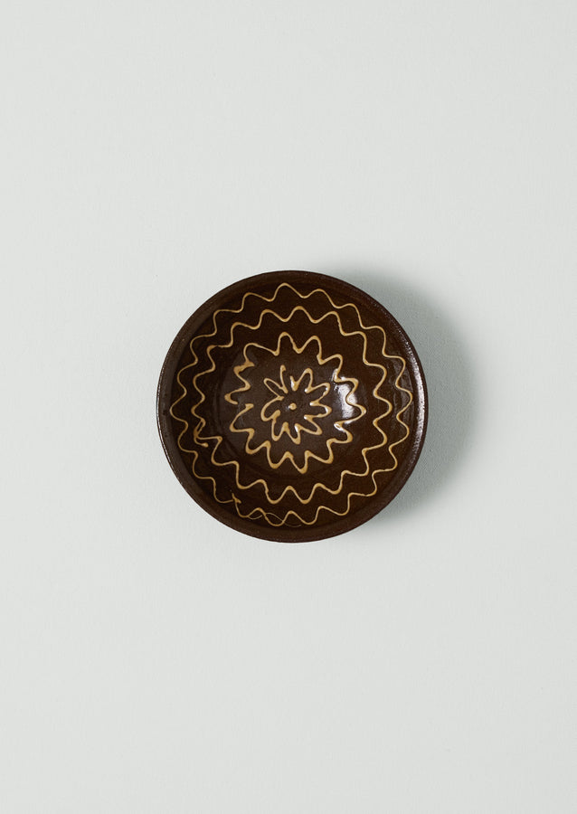 Lily Pearmain Flower Pattern Small Bowl | Peat/Terracotta