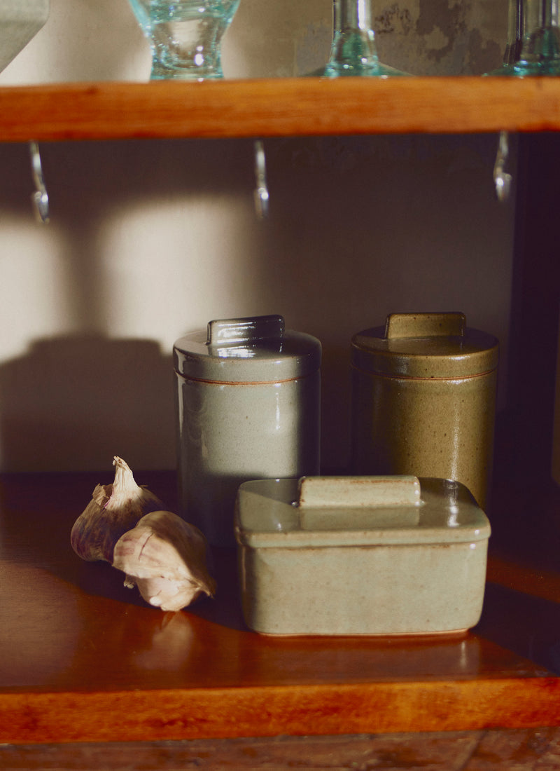 Cisco And The Sun Stoneware Storage Jar | Dove