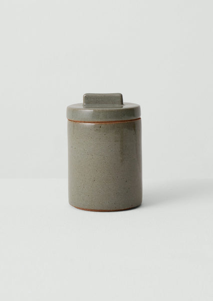 Stoneware Storage Jar Dove