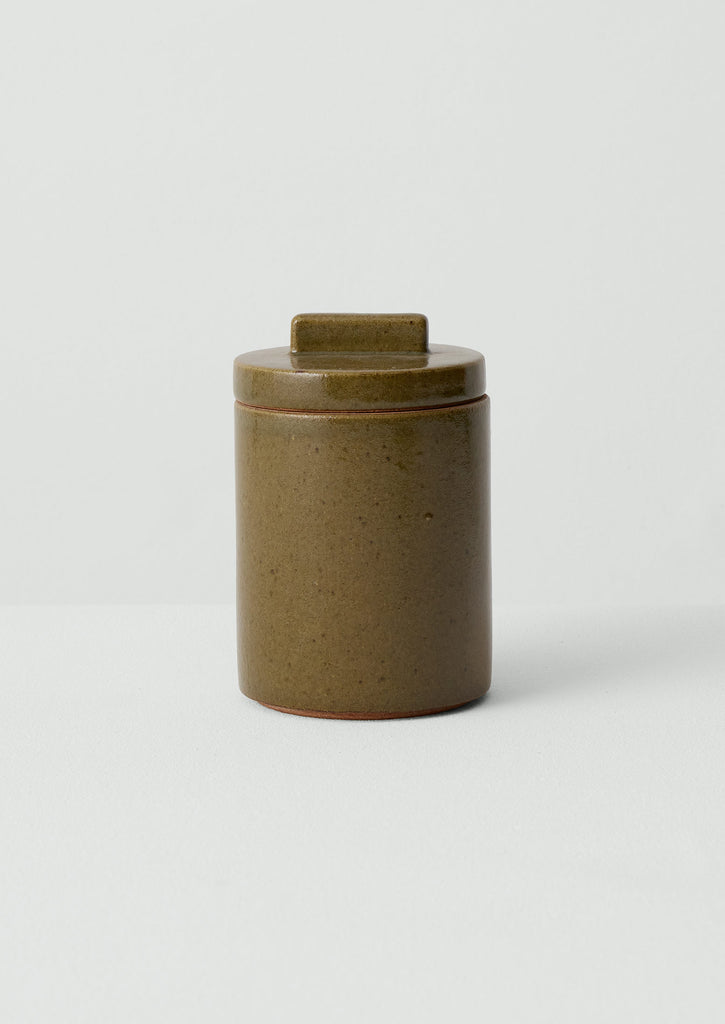 Cisco And The Sun Stoneware Butter Box | Moss