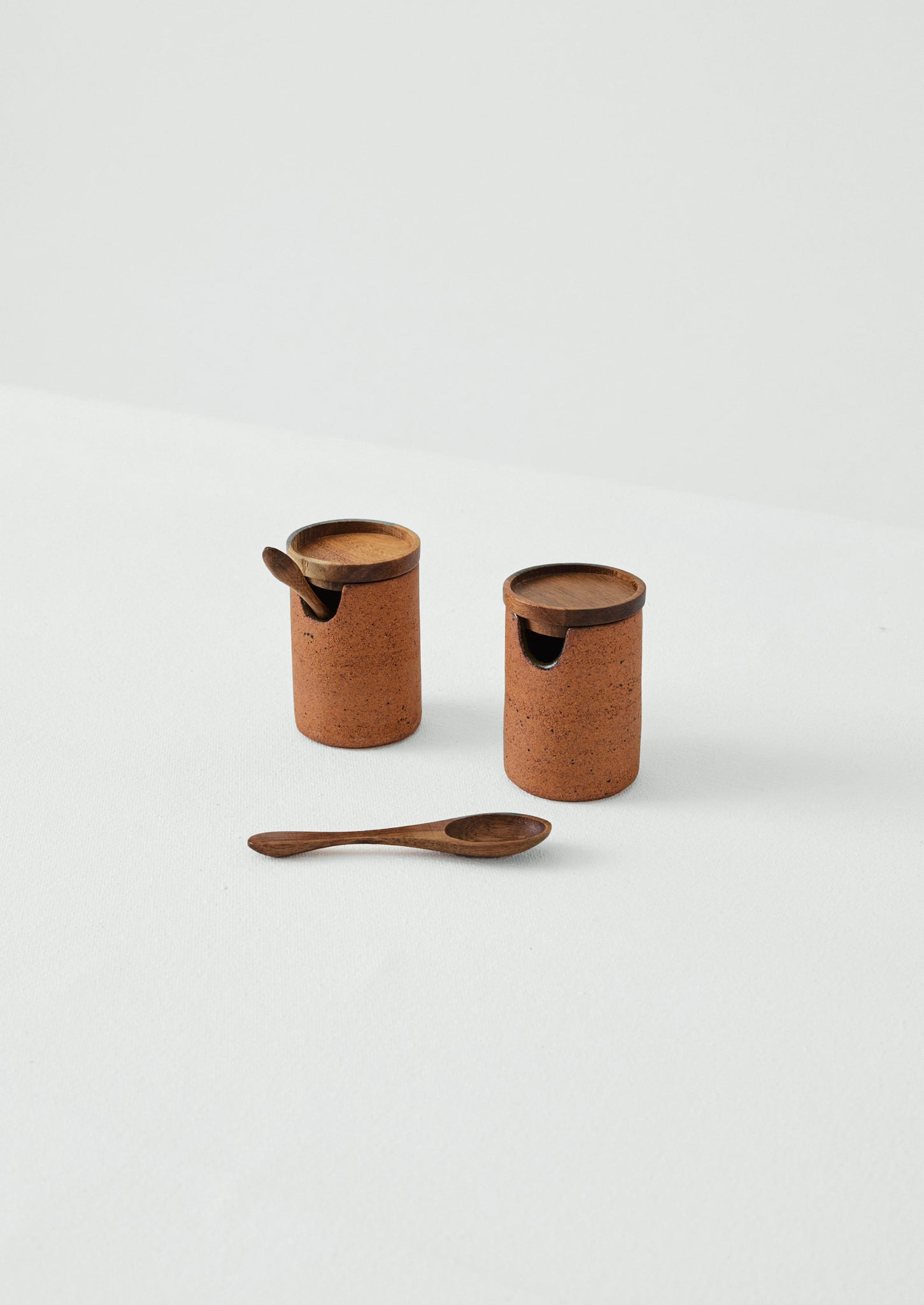 Cisco And The Sun Stoneware Salt and Pepper Set | Earth Green
