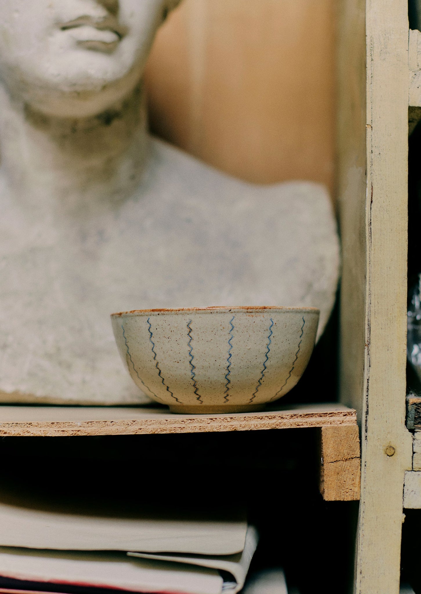 Gilliflower Pottery Zig Zag Bowl | Cream