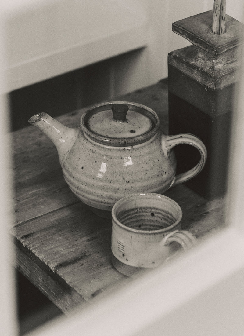 Leach Pottery Tea Pot | Blue Nuka