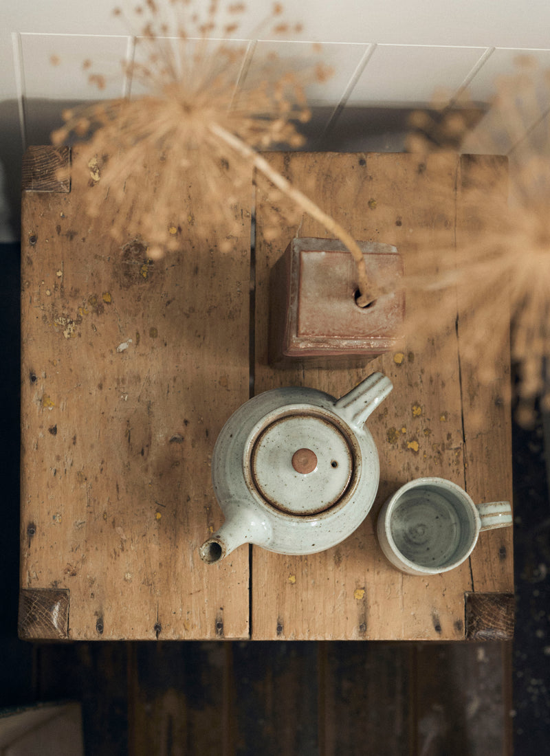 Leach Pottery Tea Pot | Blue Nuka