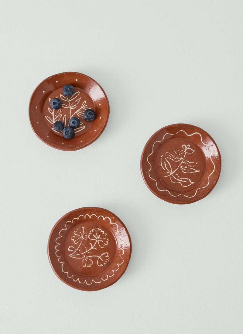 Celia Wood Parsley Trinket Dish | Terracotta/Parsley