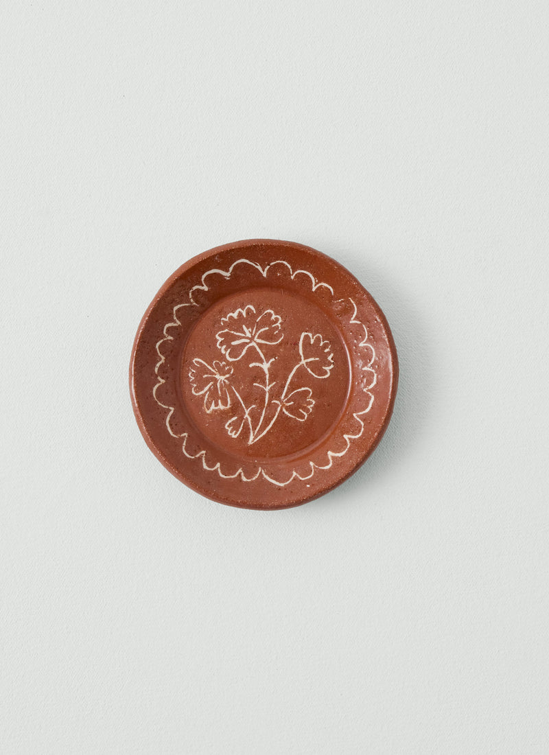 Celia Wood Parsley Trinket Dish | Terracotta/Parsley
