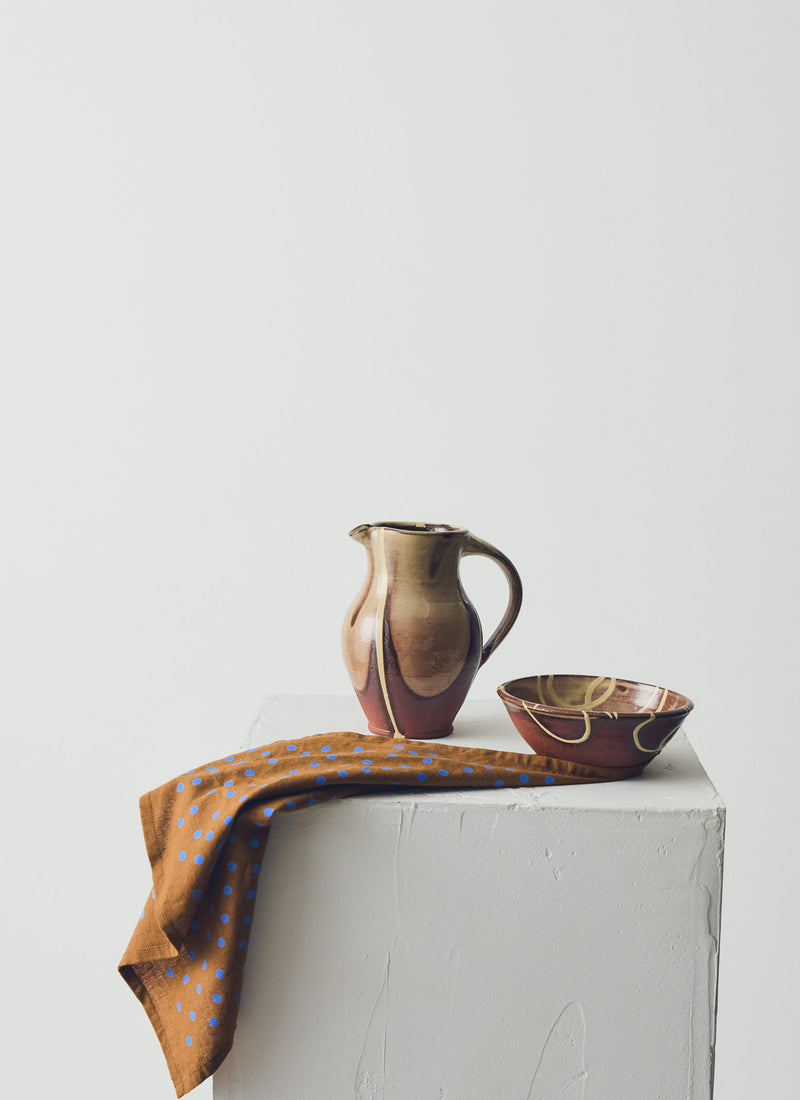 Mollie Milton Slipware Bowl | Terracotta/Cream