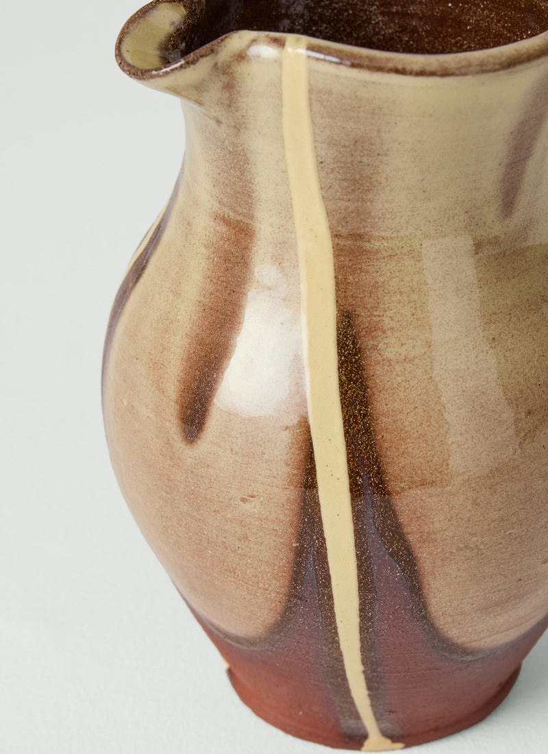 Mollie Milton Slipware Jug | Terracotta/Cream