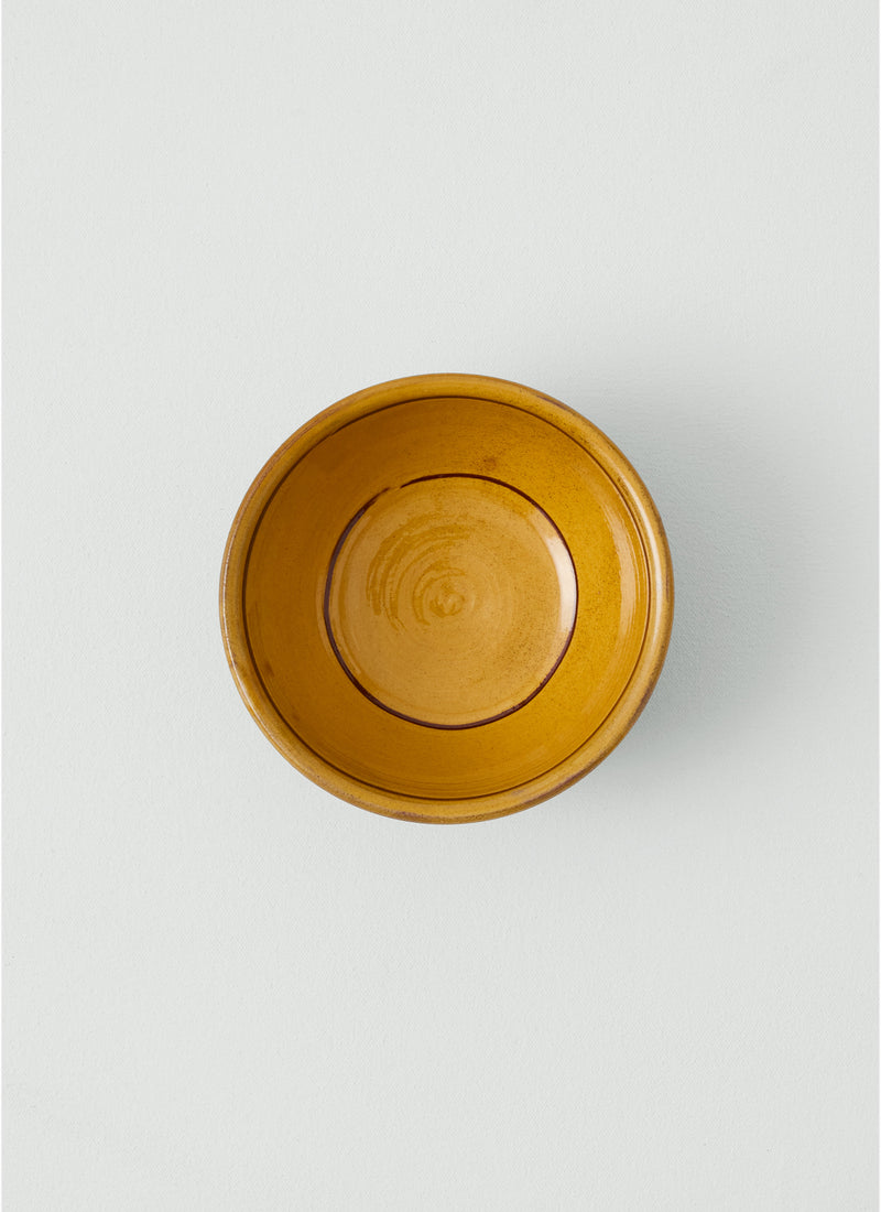 Matt Grimmitt Slipware Bowl | Honey/Terracotta