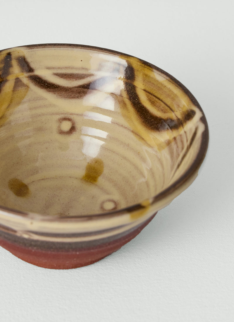 Frances Savage Porridge Bowl | Cream/Terracotta
