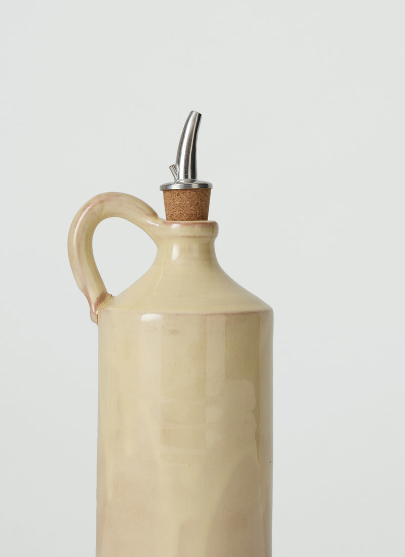 Poterie Barbotine Oil Pourer | Cream