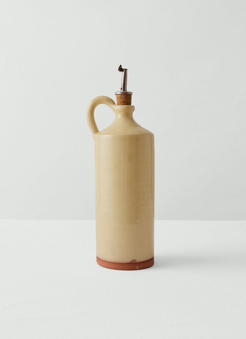 Poterie Barbotine Oil Pourer | Cream