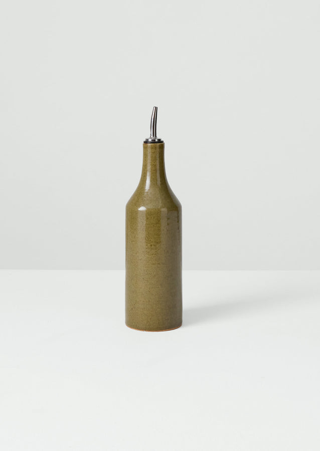 Cisco And The Sun Stoneware Oil Pourer | Moss