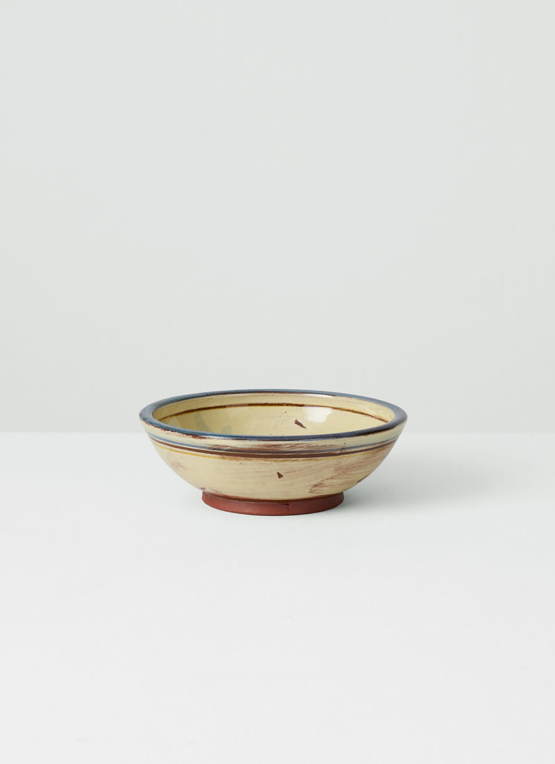 Jennifer Hall Sardine Salad Bowl | Cream/Blue