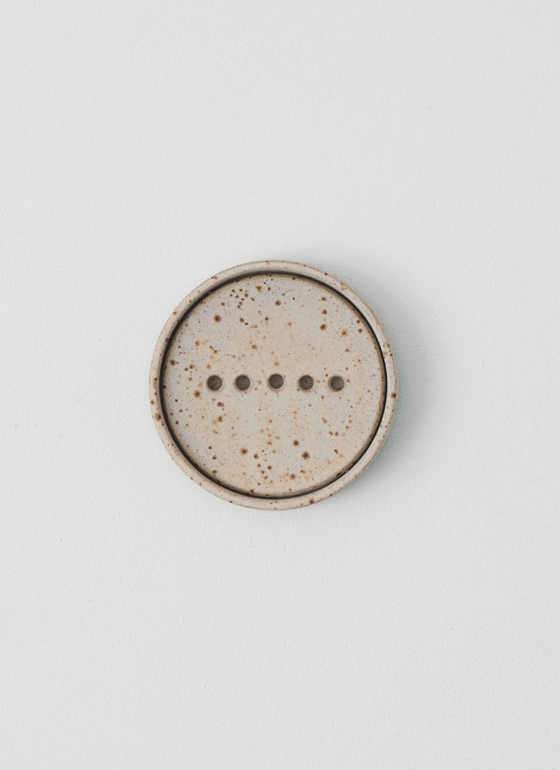 Twinn Pottery Soap Dish | Speckled Oat