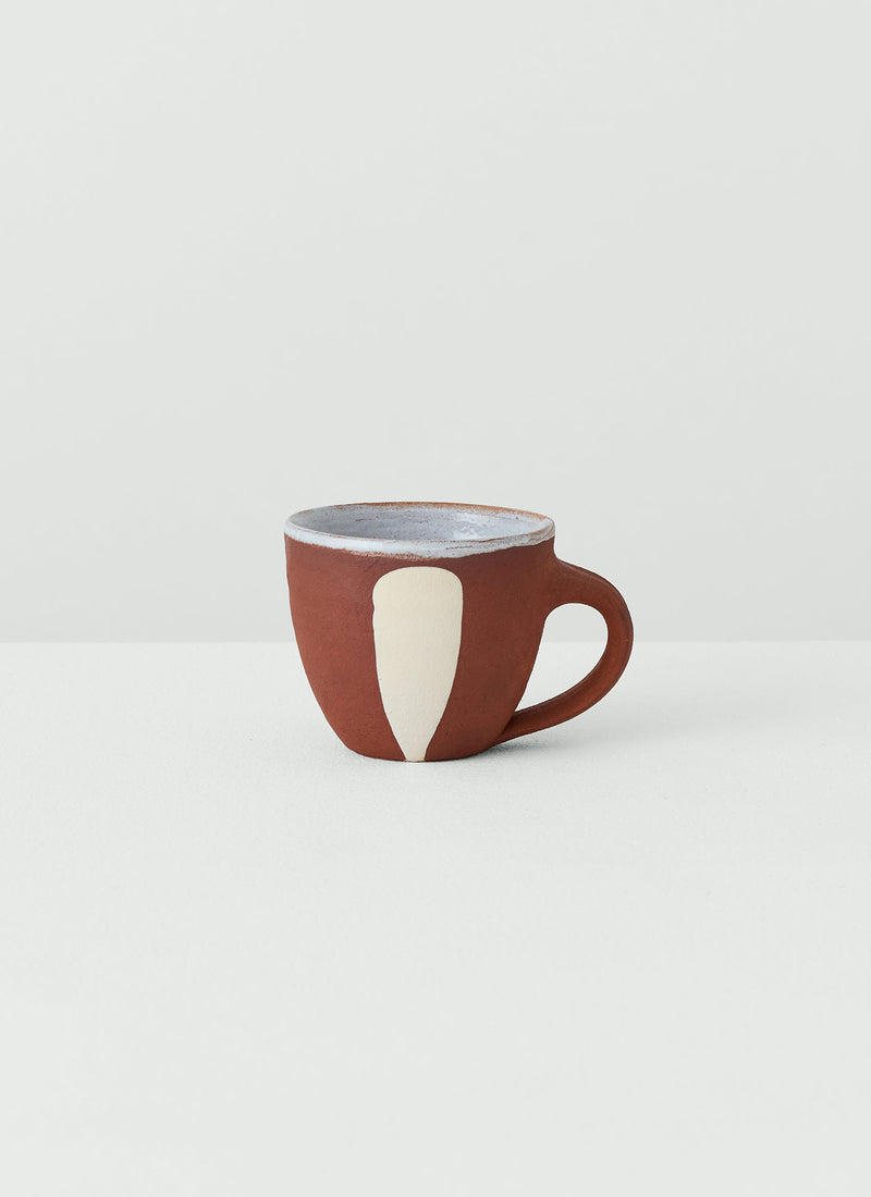 Shannon Bartlett-Smith Mug | Iron Red/Ecru