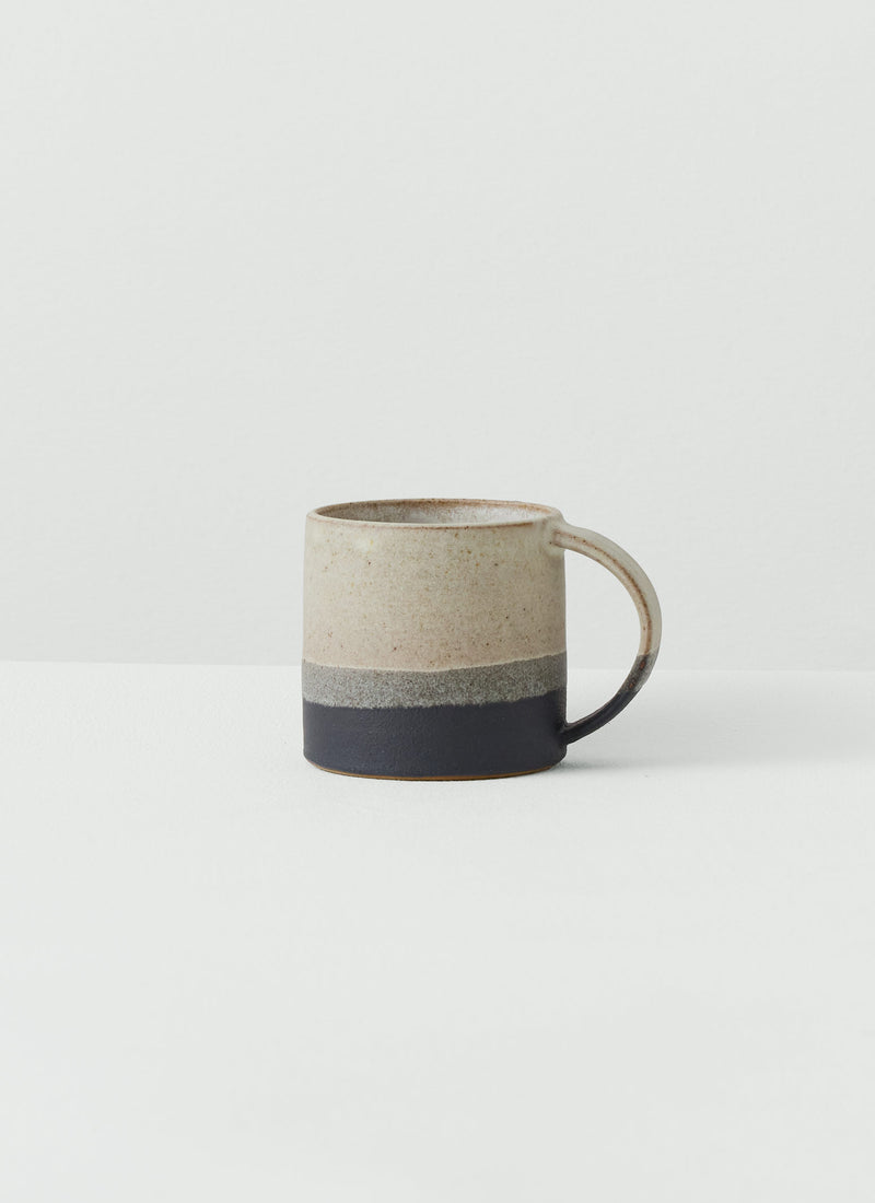 Hilda Carr Dipped Mug | Oat/Charcoal