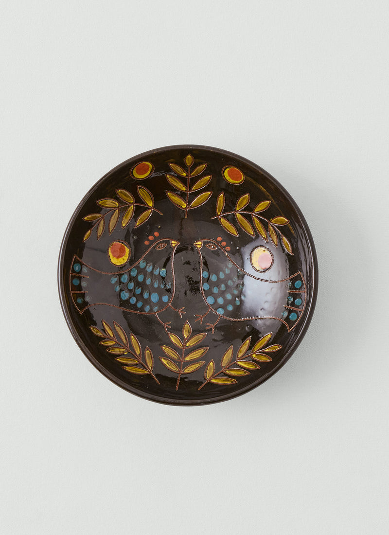 Red Wheel Studios Bird Bowl | Black/Multi