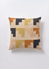 Gala Patchwork Cushion Cover | Alabaster/Pale Bronze