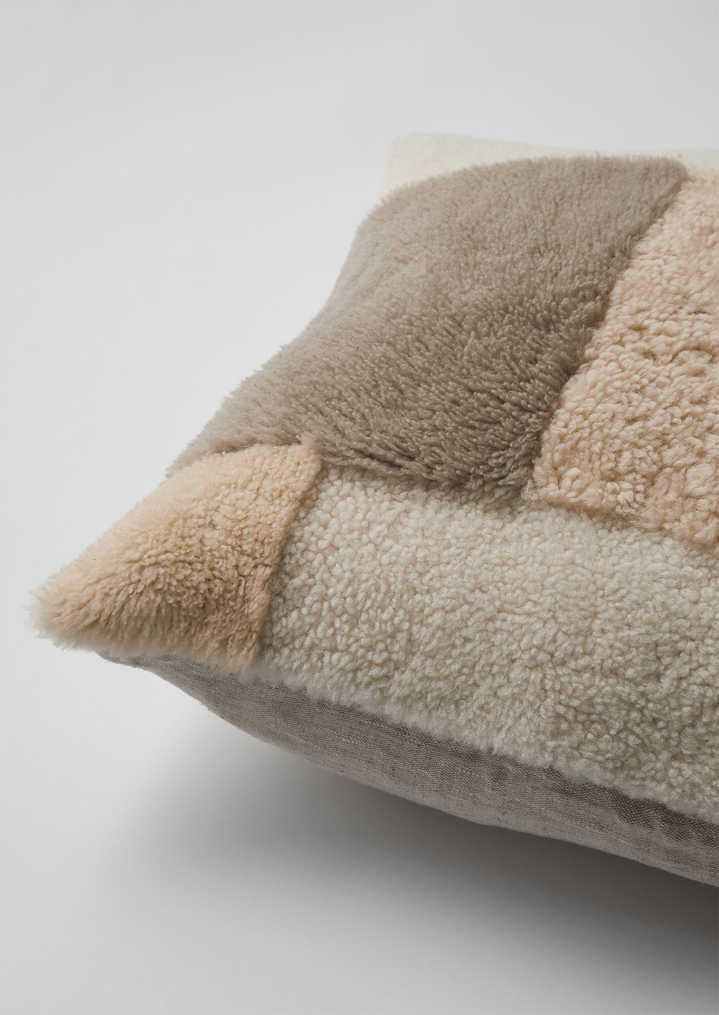 Sheepskin pillow on sale cover