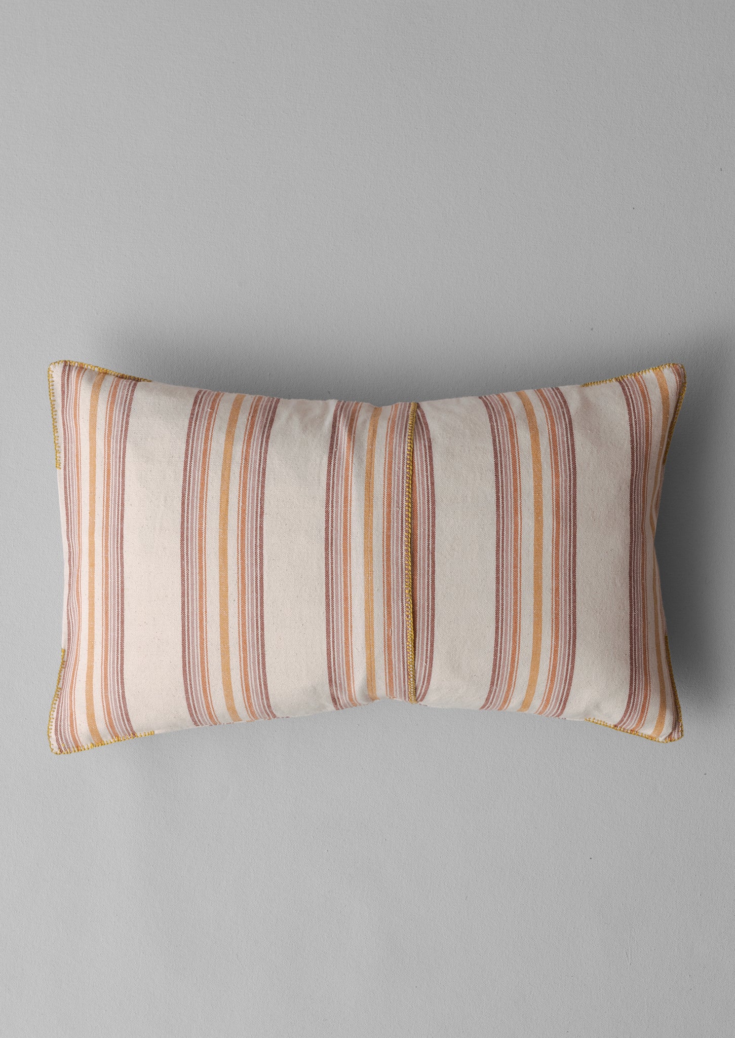 Fjord Stripe Rectangular Cushion Cover | Apricot