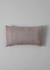 Basri Hand Embroidered Rectangular Cushion Cover | Pale Wisteria