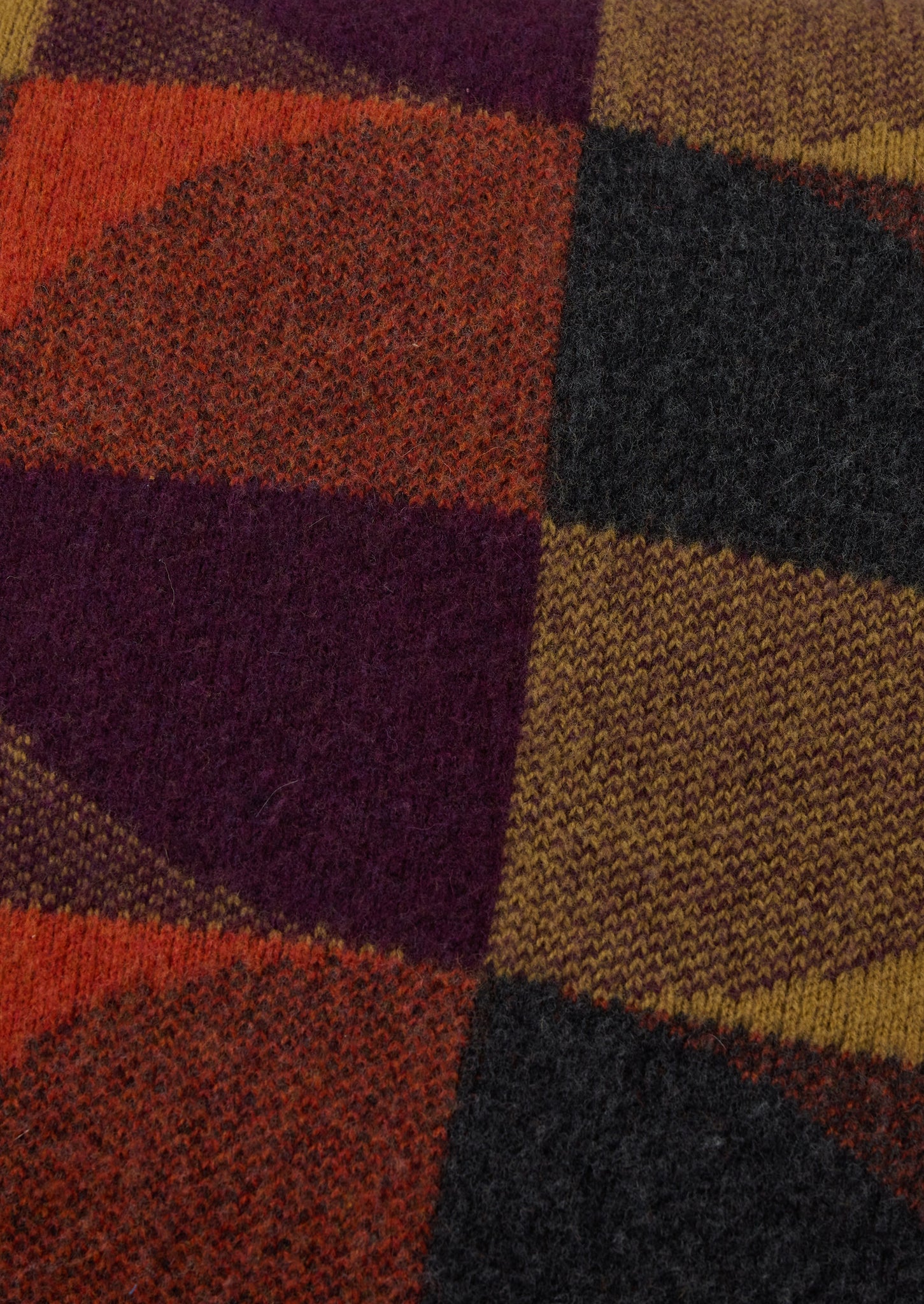 Forte Wool Cushion Cover | Ember/Soft Olive