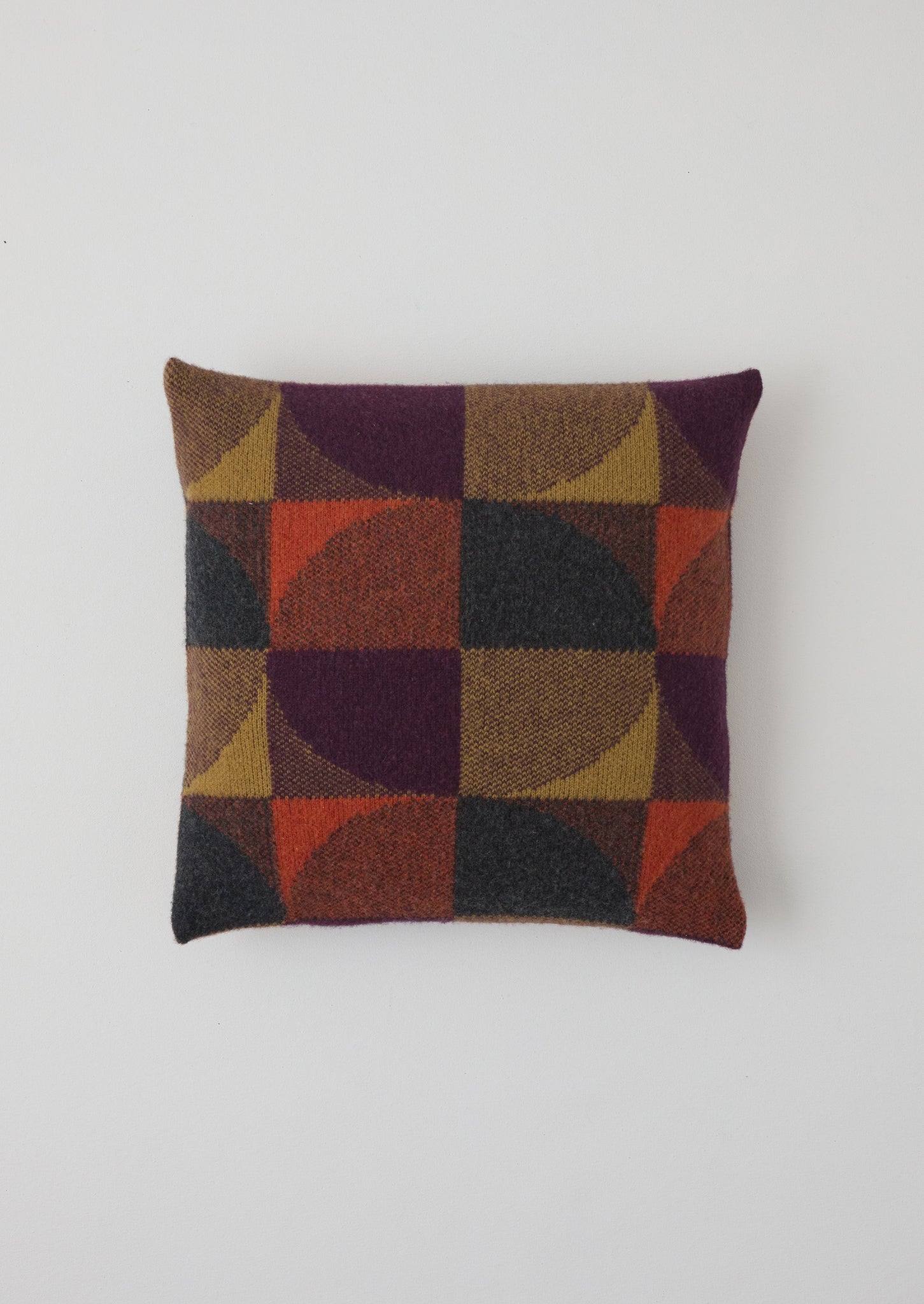 Forte Wool Cushion Cover | Ember/Soft Olive