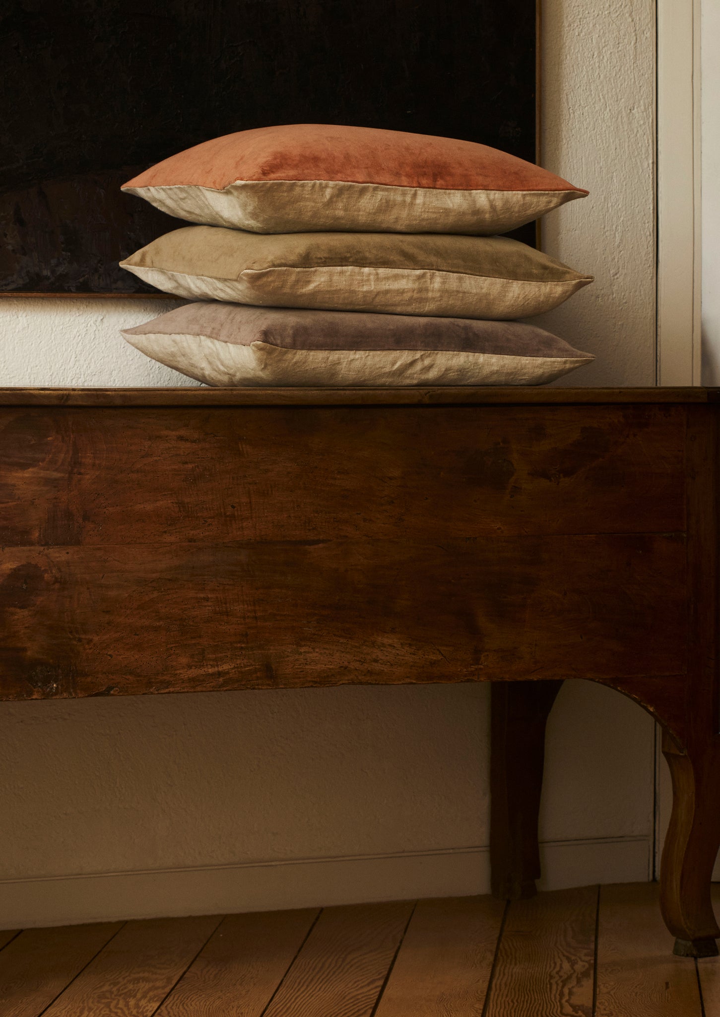 Square Velvet Cushion Cover | Nutmeg