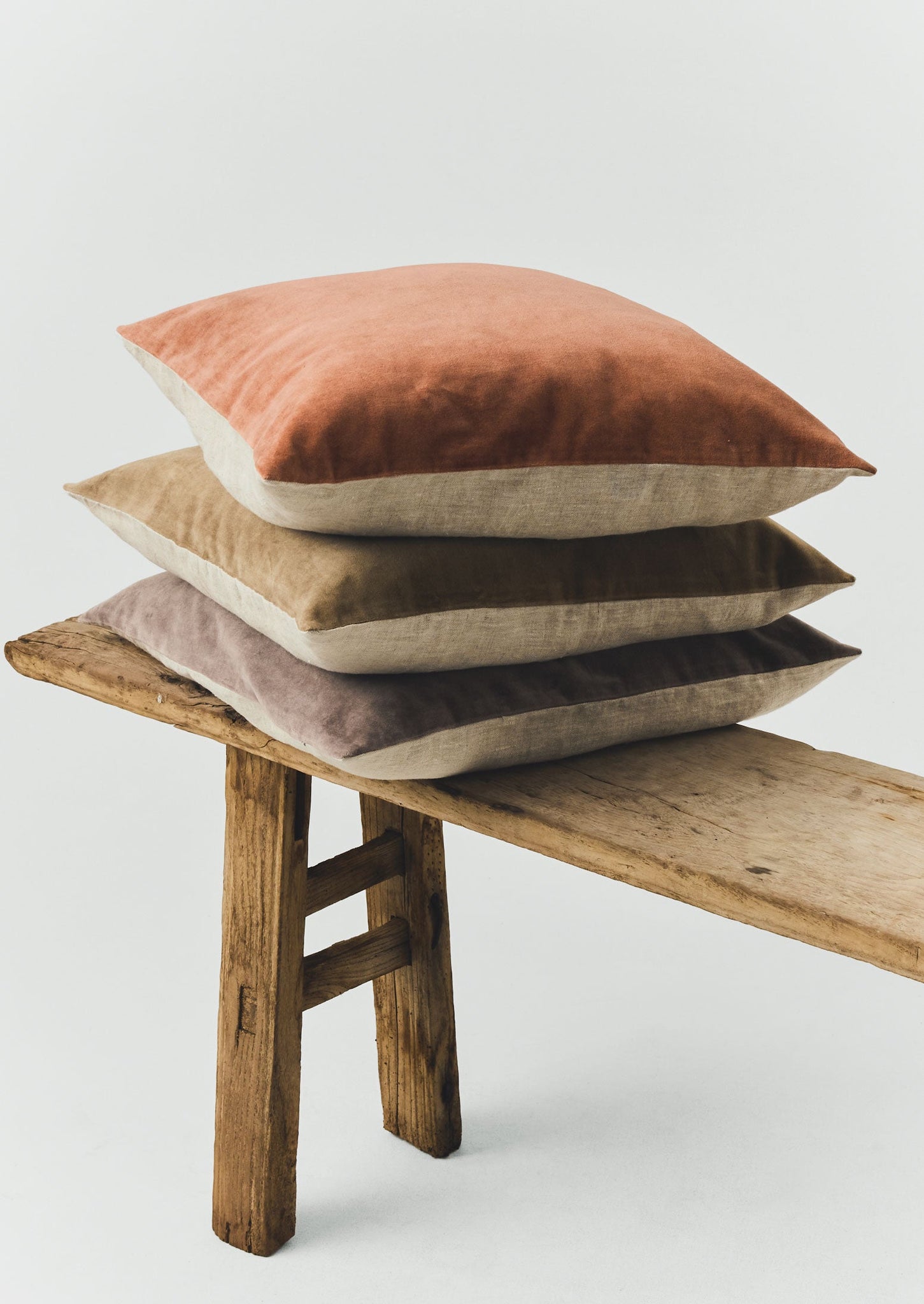 Square Velvet Cushion Cover | Nutmeg