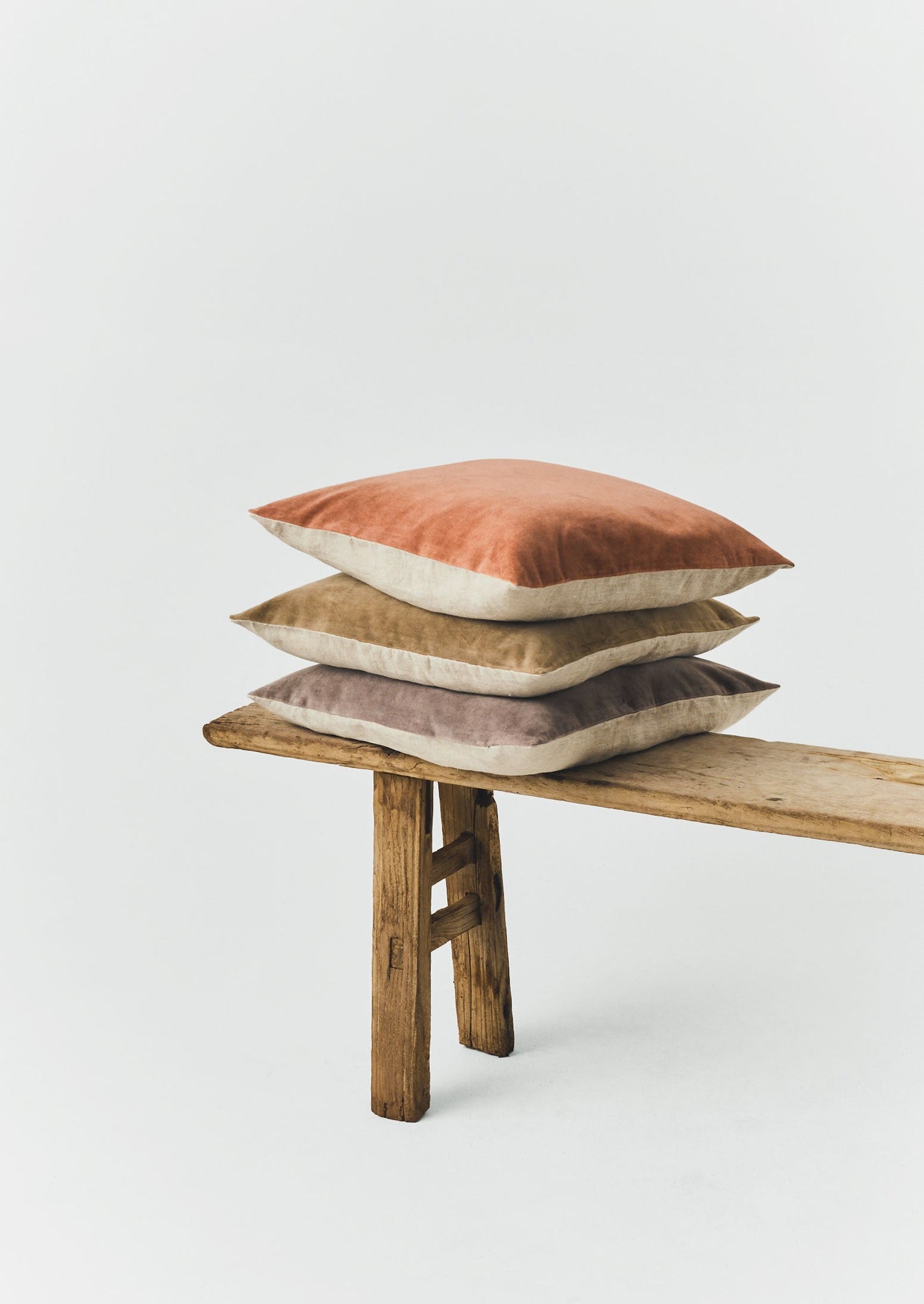 Square Velvet Cushion Cover | Nutmeg