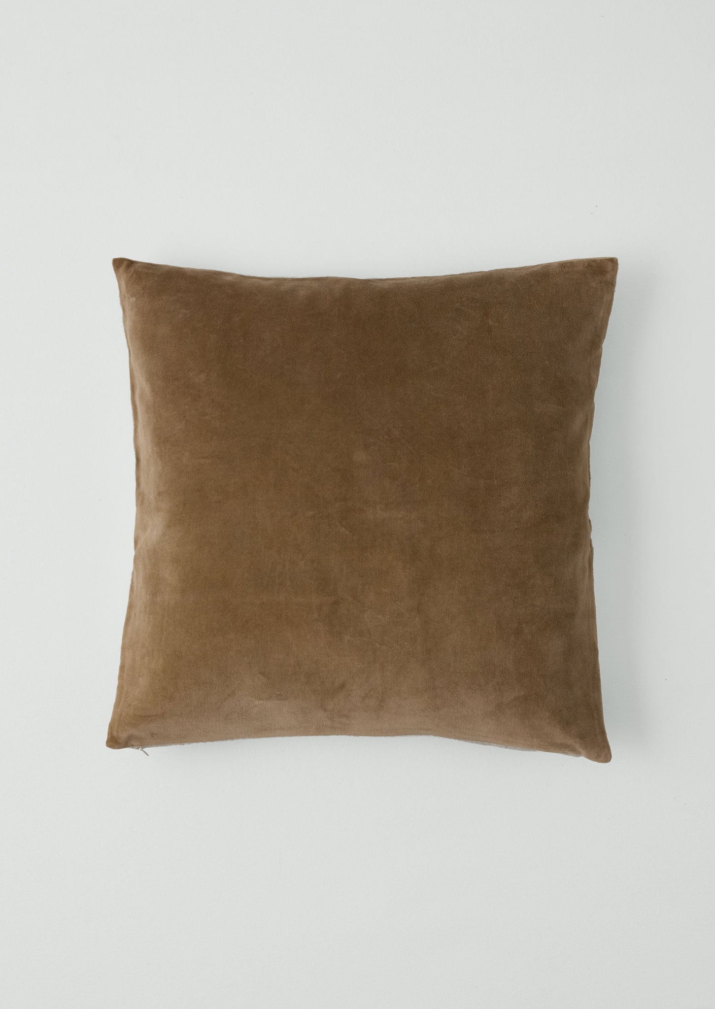 Square Velvet Cushion Cover | Nutmeg