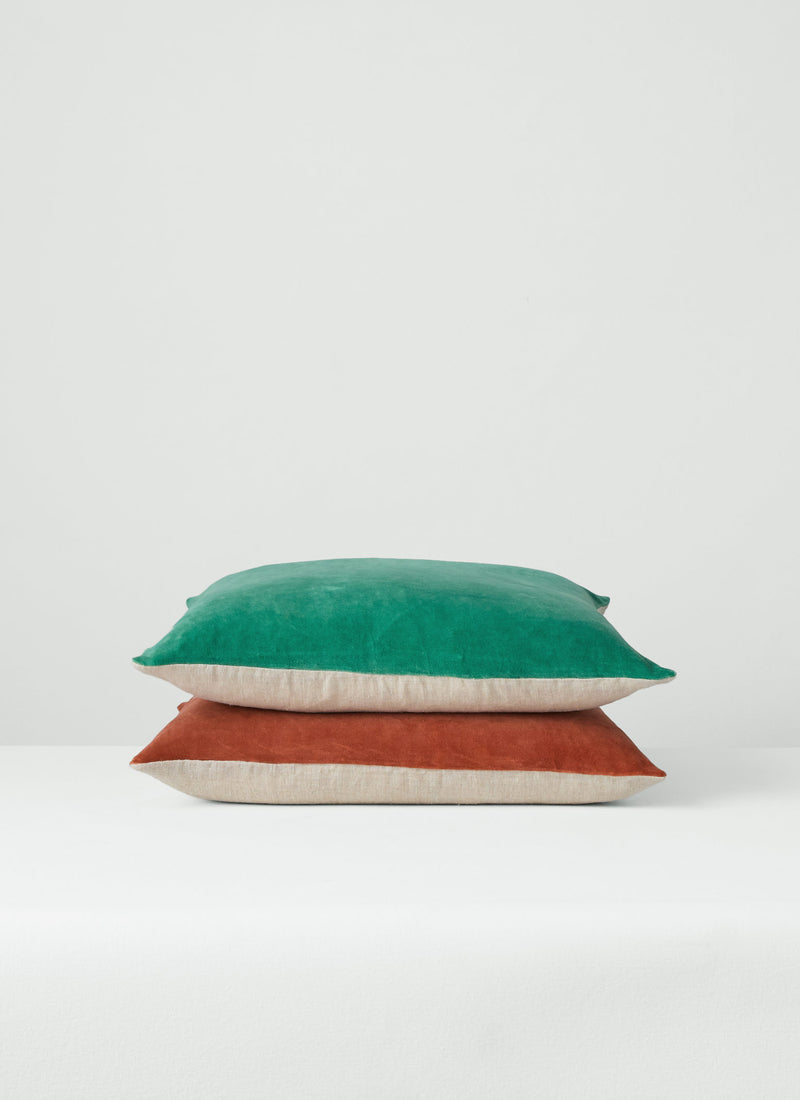 Square Velvet Cushion Cover | Absinthe Green