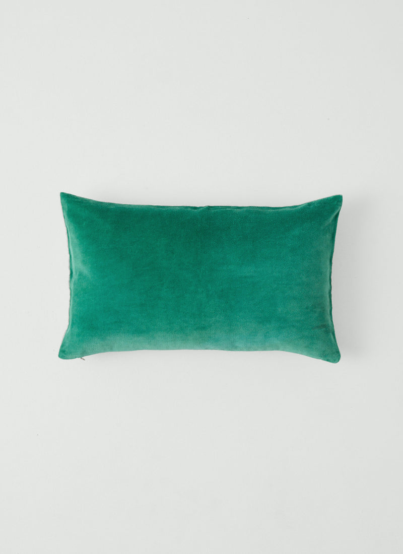 Rectangular Velvet Cushion Cover | Absinthe Green