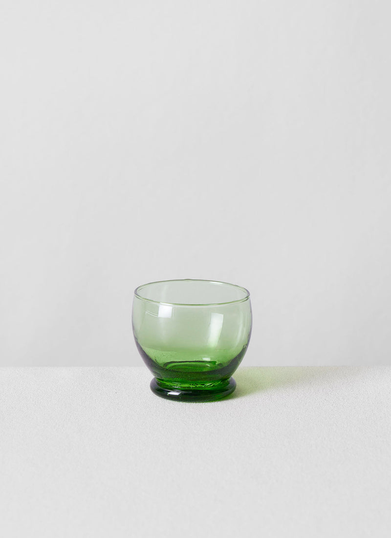 Rounded Moroccan Glasses Set | Green