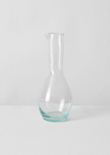 Moroccan Glass Carafe Clear