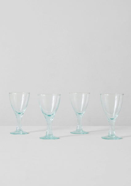 Recycled Bolivian Glasses Set Clear