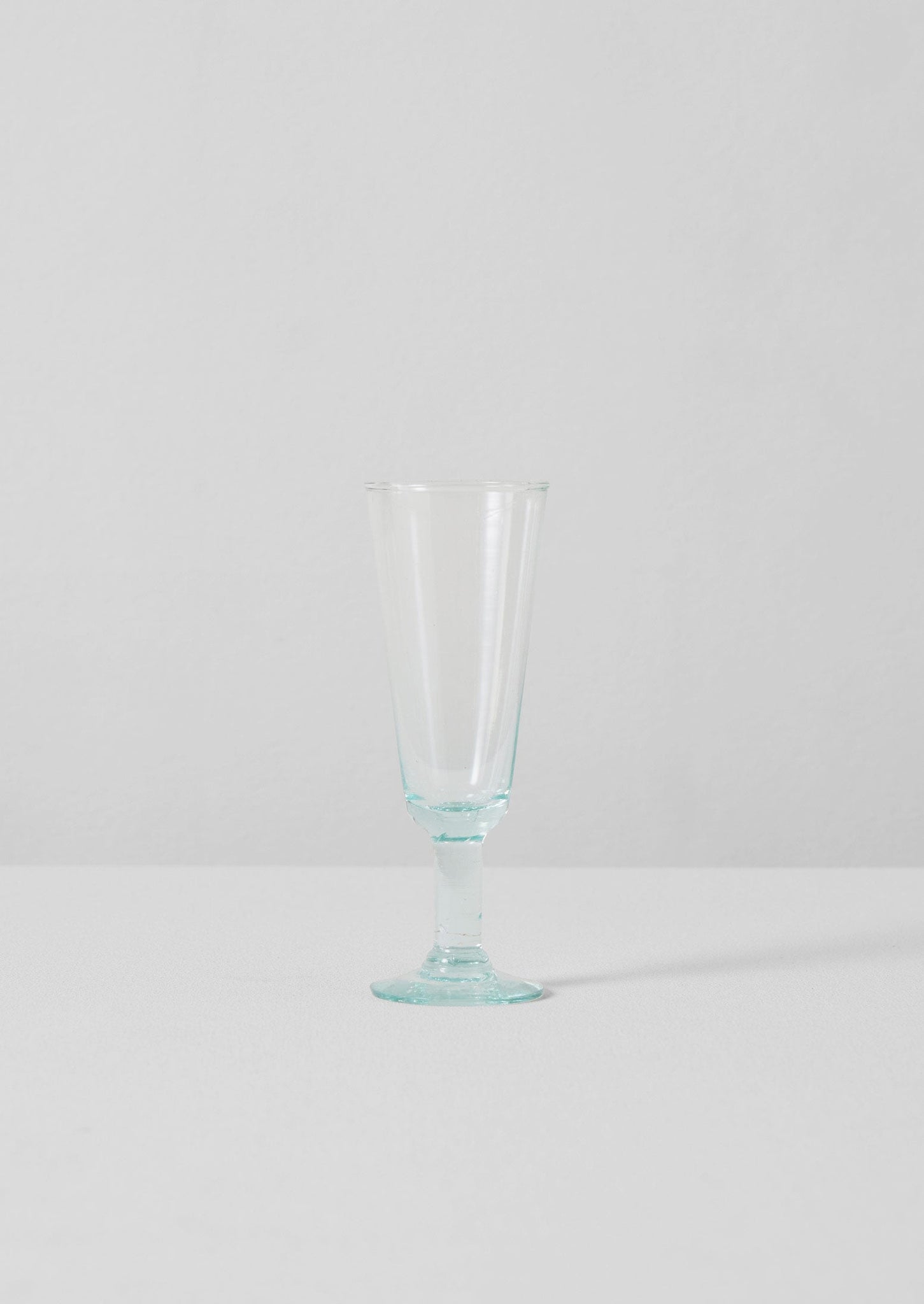 Recycled Bolivian Champagne Glasses Set | Clear