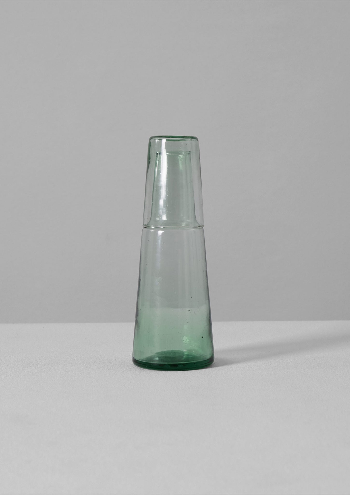 Recycled Glass Carafe And Glass Set | Clear
