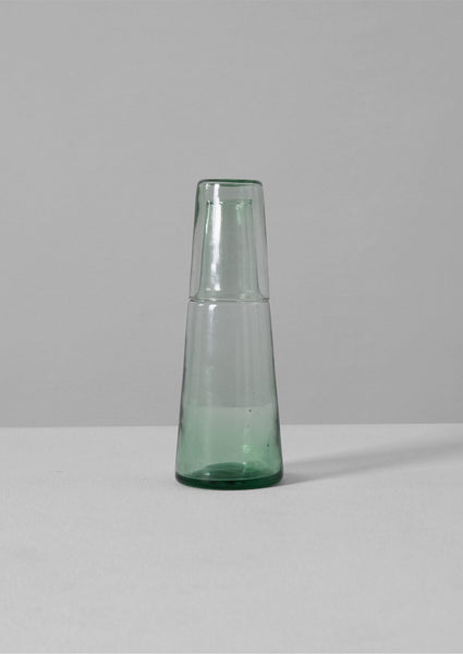Recycled Glass Carafe Glass Set Clear