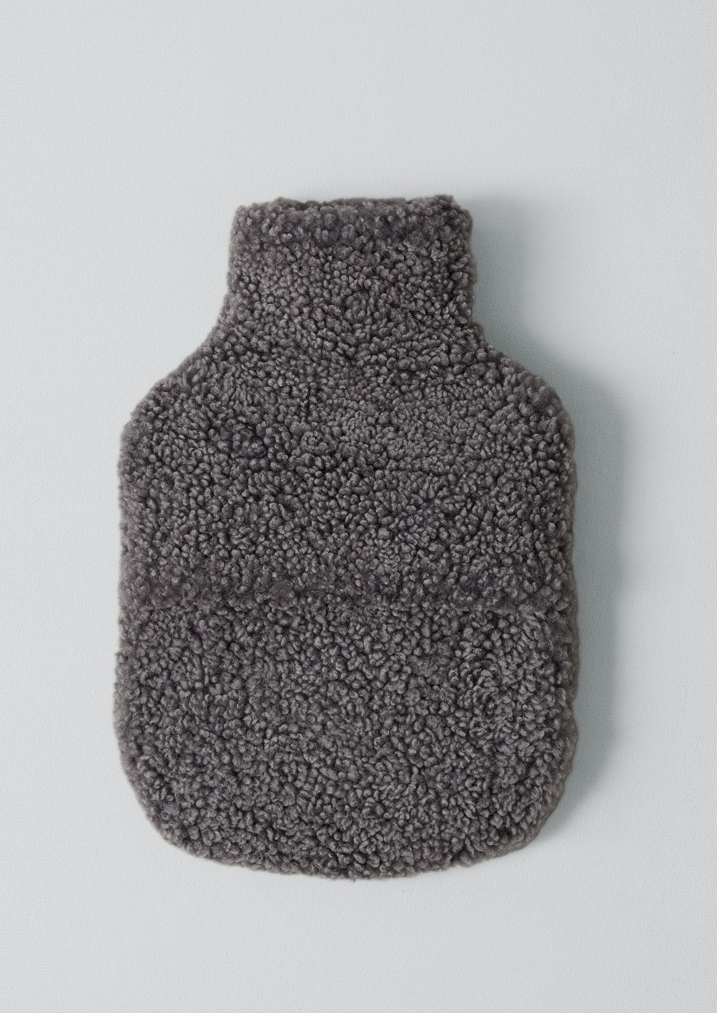 Sheepskin Hot Water Bottle Cover | Grey
