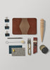 Rural Kind Card Wallet Making Kit | Tan