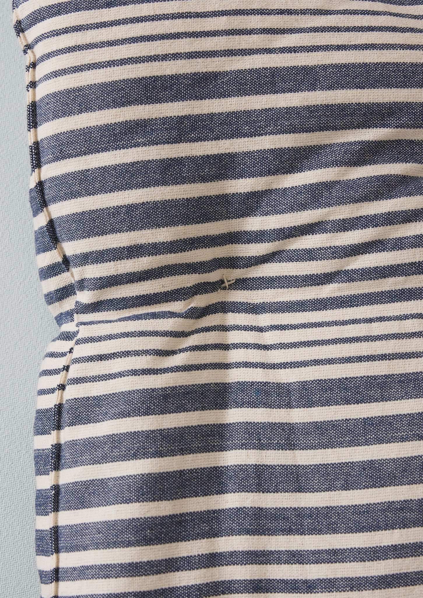 Hand Woven Stripe Summer Mattress | Ecru/Indigo