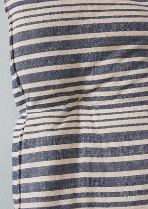 Hand Woven Stripe Summer Mattress | Ecru/Indigo