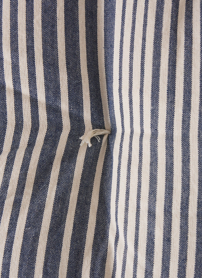 Hand Woven Stripe Summer Mattress | Ecru/Indigo