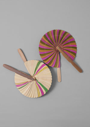 Khmer Fan | Pink/Multi