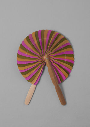 Khmer Fan | Pink/Multi