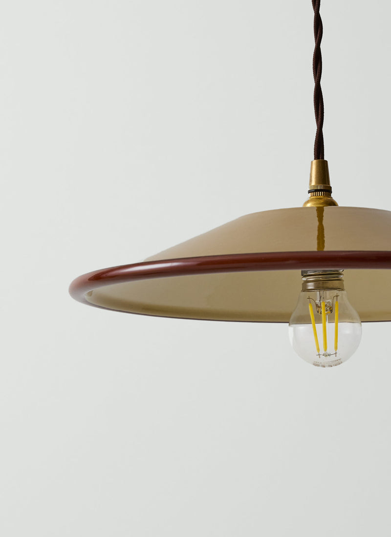Enamel Pendant Lamp Shade | Mole/Cumin